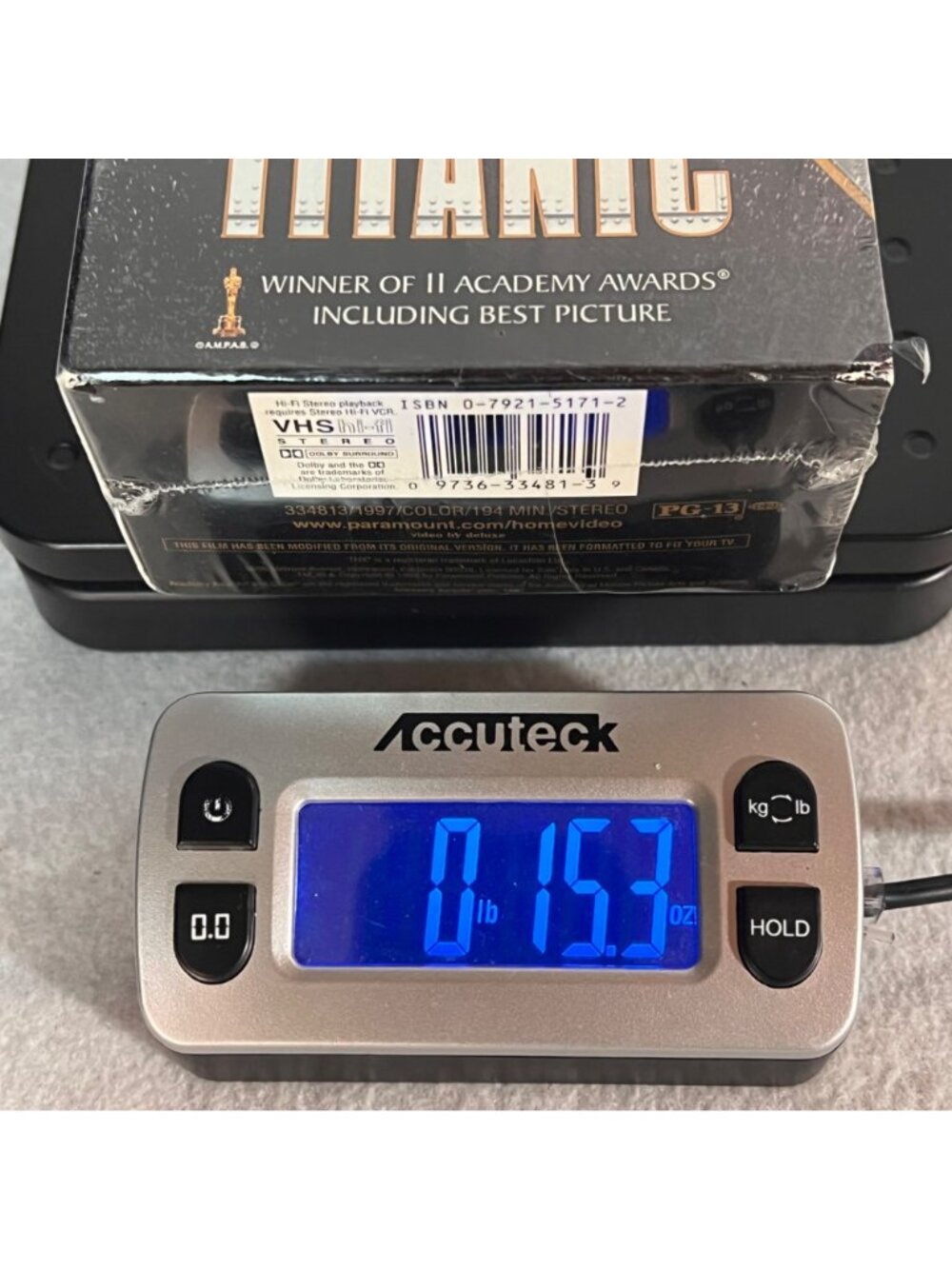 Titanic 1997 VHS 2-Tape Set Digitally THX Mastered Sealed Collectors Edition NEW - Picture 9 of 9